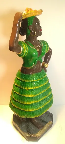 Imagem Chica Baiana Escultura Mestra Baiana c/ Tabuleiro