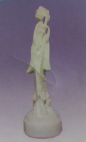 Imagem Chinesa Fina Escultura em Gesso Cru para Pintar