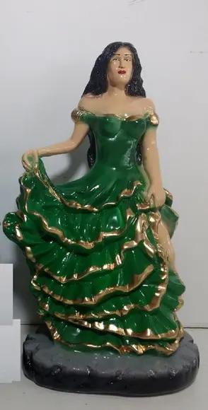 Imagem Cigana Esmeralda Escultura Nova Cigana Esmeralda 24cm