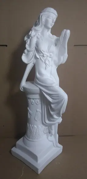 Imagem Cigana Espanhola Escultura em Gesso Cru para Pintar
