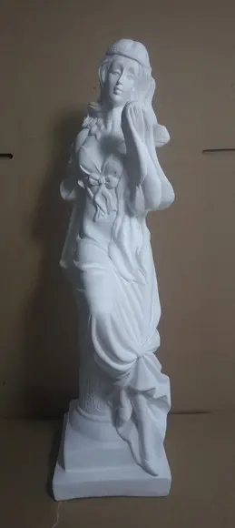 Imagem Cigana Espanhola Escultura em Gesso Cru para Pintar