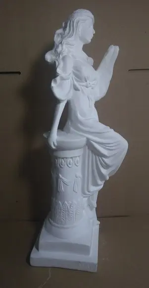 Imagem Cigana Espanhola Escultura em Gesso Cru para Pintar