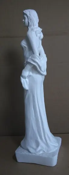 Imagem Cigana Paloma ou Luna Escultura Gesso Cru para Pintar