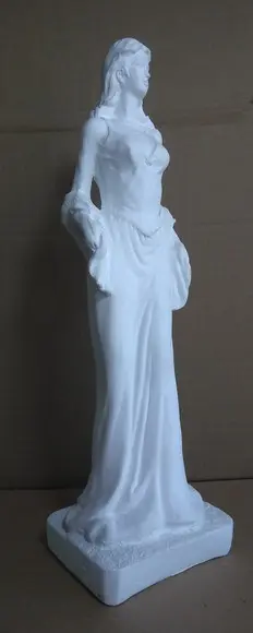Imagem Cigana Paloma ou Luna Escultura Gesso Cru para Pintar
