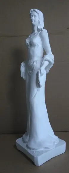 Imagem Cigana Paloma ou Luna Escultura Gesso Cru para Pintar