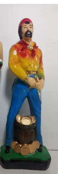 Imagem Cigano do Ouro Escultura do Cigano Vladimir c/ Moedas