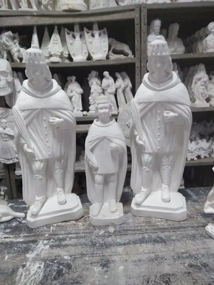 Imagem Cosme Damião 60cm e Doum 40cm 3 Esculturas Grandes