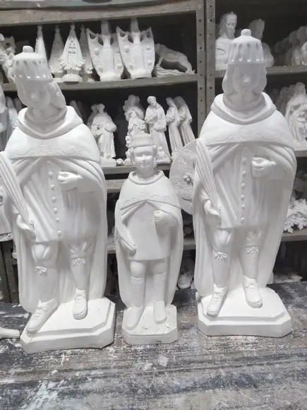 Imagem Cosme Damião 60cm e Doum 40cm 3 Esculturas Grandes