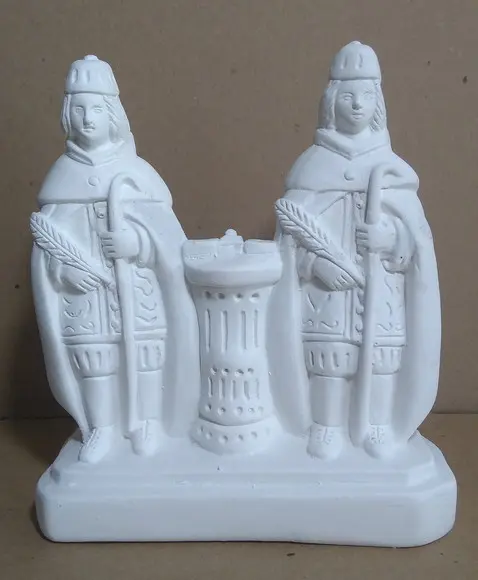 Imagem Cosme e Damião Escultura do São Cosme e São Damião