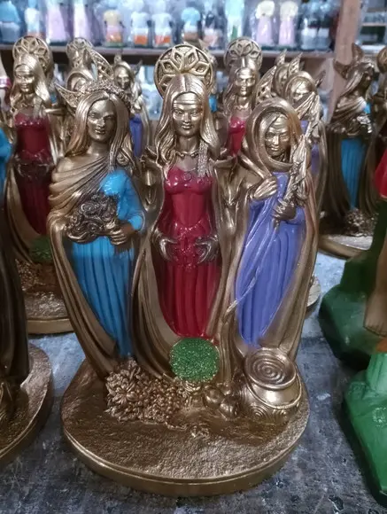 Imagem Deusa Tríplice Wicca Lua Hécate Pureza Poder Proteção