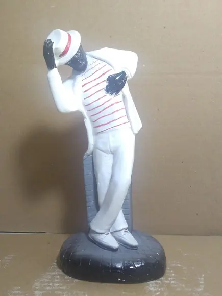 Imagem do Malandro Escultura Zé Pelintra Dançando Grande 40c