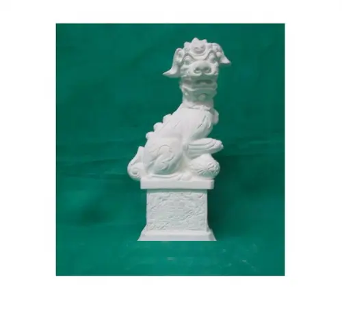 Imagem Dragão Chines em Gesso para Pintar Grande