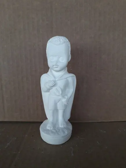 Imagem Exu Baby Escultura em Gesso Cru p/ Pintar Como Quiser