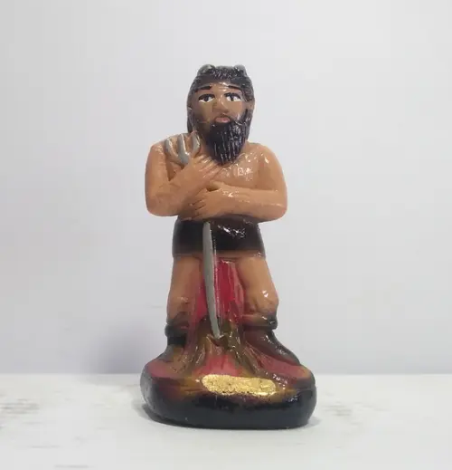 Imagem Exu Lúcifer Escultura de Bolso Lúcifer sem Capa 10cm