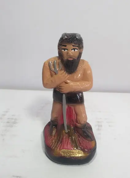 Imagem Exu Lúcifer Escultura de Bolso Lúcifer sem Capa 10cm