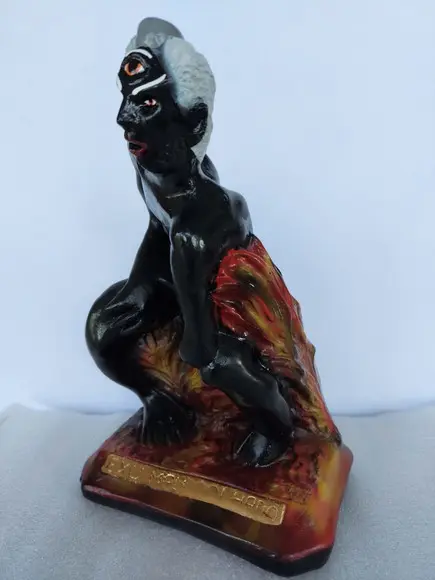 Imagem Exu Mau Olhado Escultura Pintura Personalizada do Exu