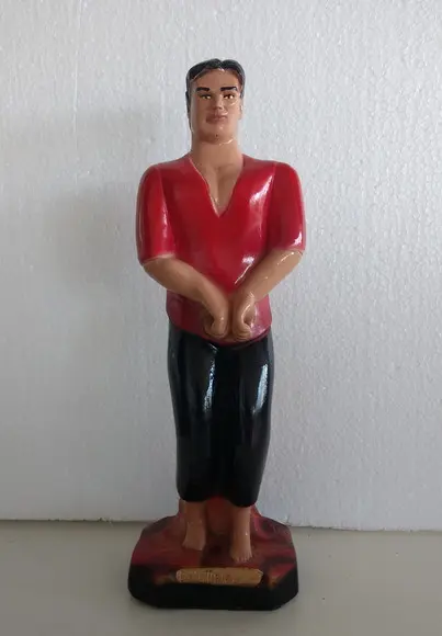 Imagem Exu Tiriri Escultura 100% em Gesso Puro Natural