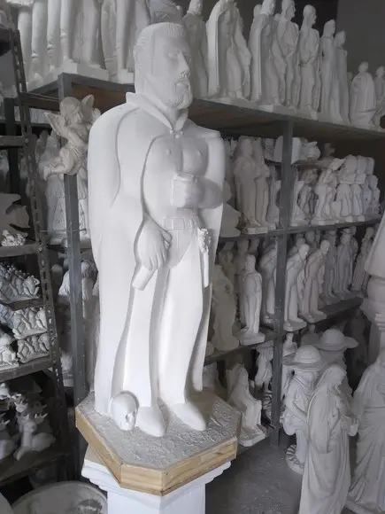 Imagem Exu Tranca Rua das Almas Escultura Grande c/ 1 Metro