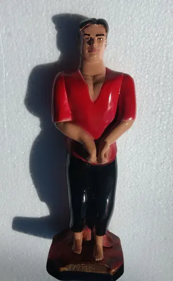 Imagem Exu Tiriri Escultura 100% em Gesso Puro Natural