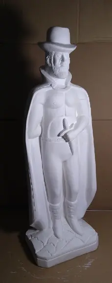 Imagem Exu Tranca Rua das Encruzilhadas Escultura Lua Negra