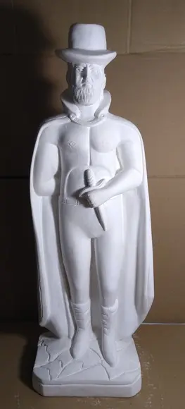 Imagem Exu Tranca Rua das Encruzilhadas Escultura Lua Negra