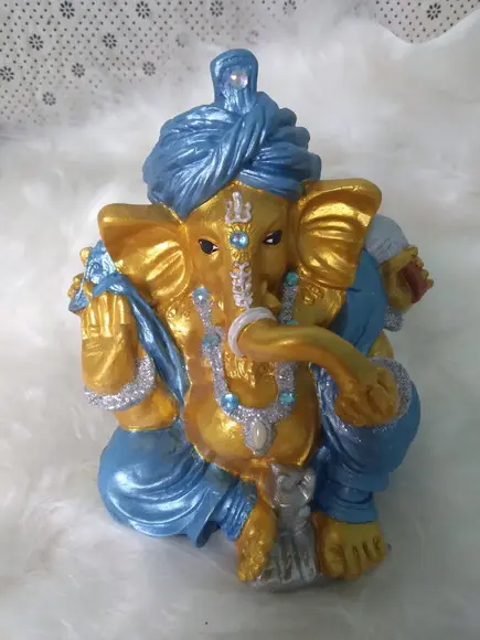 Imagem Ganesha Escultura da Ganesha da Fortuna Hindu