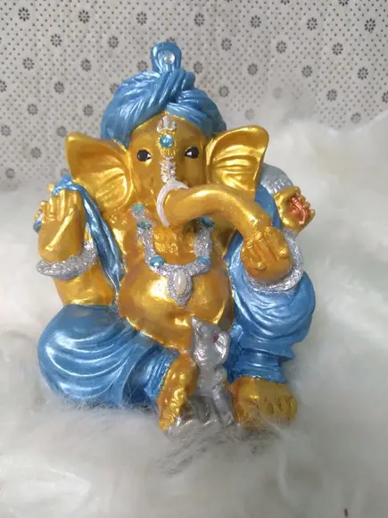 Imagem Ganesha Escultura da Ganesha da Fortuna Hindu