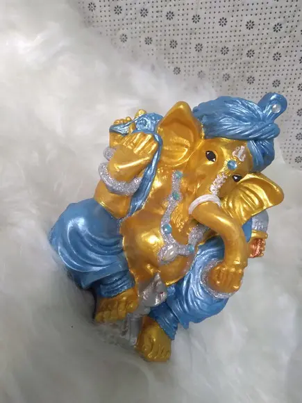 Imagem Ganesha Escultura da Ganesha da Fortuna Hindu