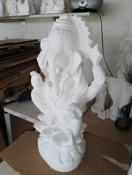 Imagem Ganesha Escultura Ganesha Grande com 75cm