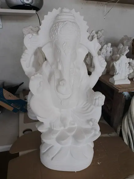Imagem Ganesha Escultura Ganesha Grande com 75cm