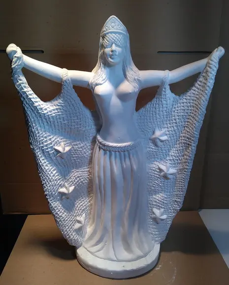 Imagem Iemanjá Escultura Yemanja dos Orixás do Candomblé