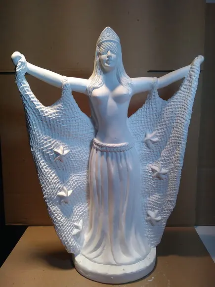 Imagem Iemanjá Escultura Yemanja dos Orixás do Candomblé