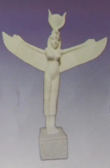 Imagem Iris Escultura em Gesso Cru para Pintar Como Desejar