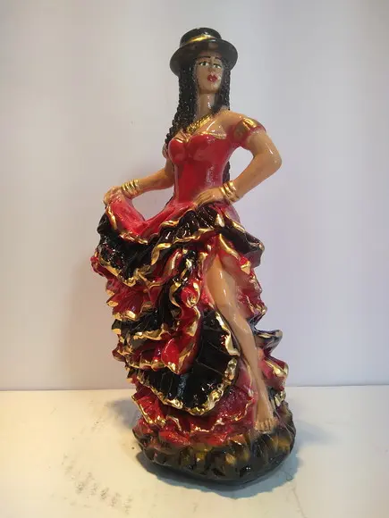 Imagem Malandra Escultura Pomba Gira Maria Malandra Nova