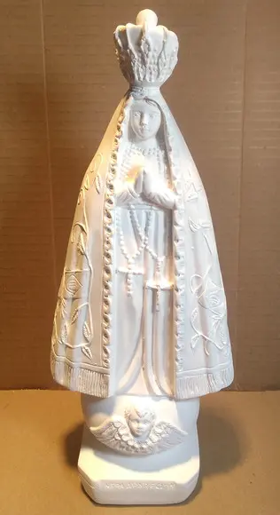 Imagem Nossa Senhora Aparecida Escultura em Gesso Cru