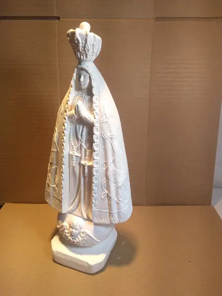Imagem Nossa Senhora Aparecida Escultura em Gesso Cru