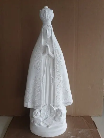 Imagem Nossa Senhora Aparecida Escultura Grande com 60cm