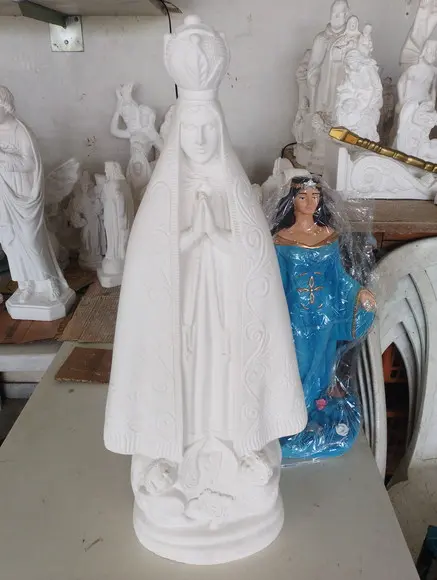 Imagem Nossa Senhora Aparecida Escultura Grande com 60cm
