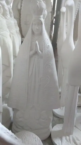 Imagem Nossa Senhora Aparecida Escultura Grande com 60cm
