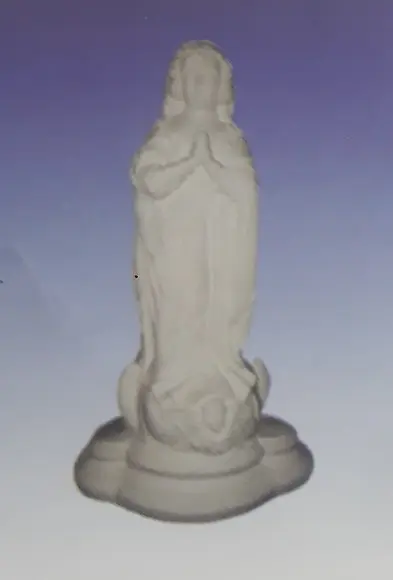 Imagem Nossa Senhora Barroca Grande em Gesso Cru para Pintar