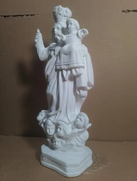 Imagem Nossa Senhora da Guia Escultura N Sra Guia Barroca