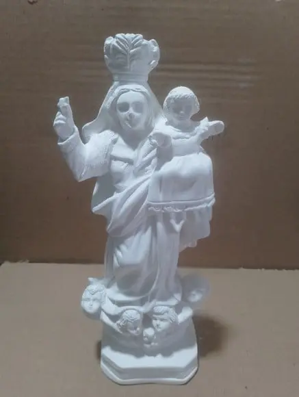 Imagem Nossa Senhora da Guia Escultura N Sra Guia Barroca