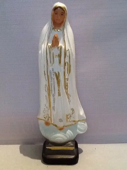 Imagem Nossa Senhora de Fatima Escultura 100% em Gesso