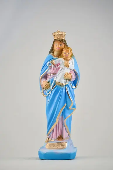 Imagem Nossa Senhora do Rosário Escultura 100% em Gesso