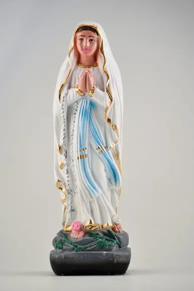 Imagem Nossa Senhora de Lourdes Escultura em Gesso Grande