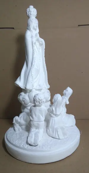 Imagem Nossa Senhora Fátima c/ Pastores Escultura Sra Fátima