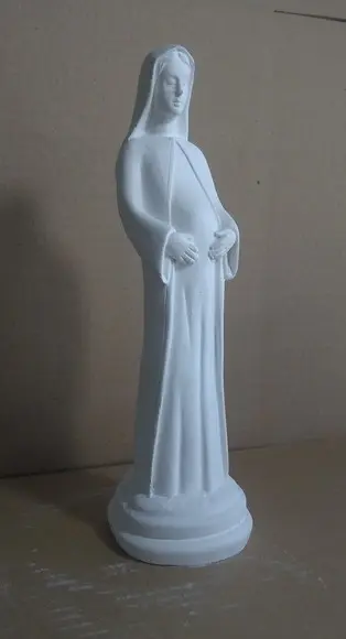 Imagem Nossa Senhora Gravida Escultura Santa Gravida 23cm