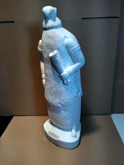 Imagem Obaluaê em Gesso Cru para Pintar Orixá do Candomblé