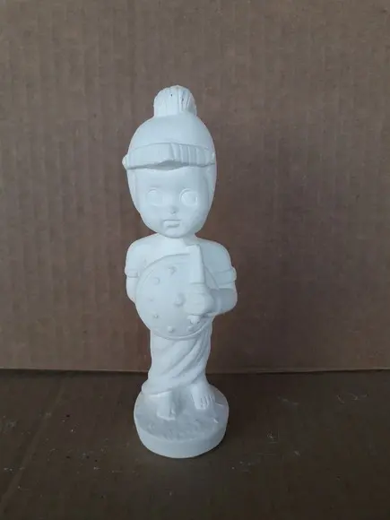 Imagem Ogum Baby Escultura em Gesso para Pintar Como Desejar
