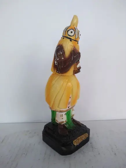 Imagem Omulu Escultura Orixá Omulu em Gesso Natural 20cm